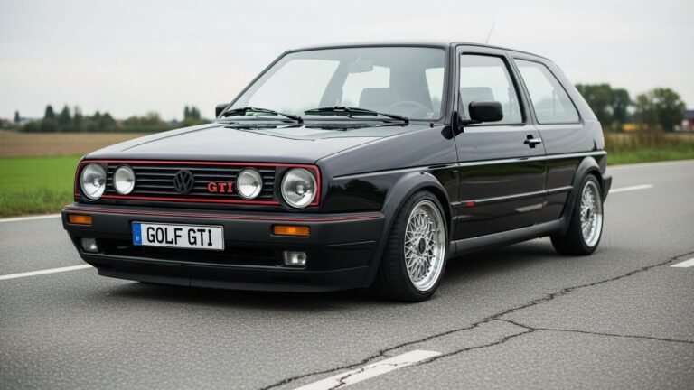 THE ICONIC VOLKSWAGEN GOLF GTI MK2: A LEGEND ON THE ROAD